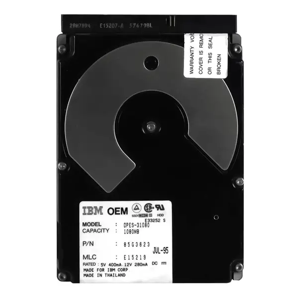 85G3623 IBM 1GB Ultra SCSI 5400 3.5-inch 512KB Hard Drive