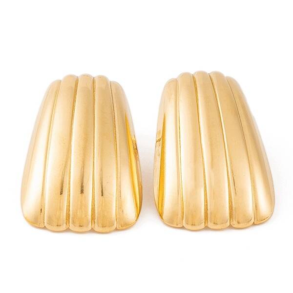 Ion Plating(IP) 304 Stainless Steel Stud Earrings for Women