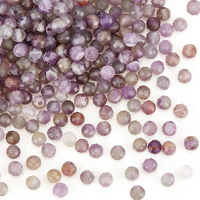 240Pcs Natural Amethyst Beads