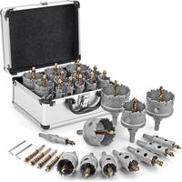 Carbide Hole Saw Kit for Metal - 16Pcs TCT 5/8\