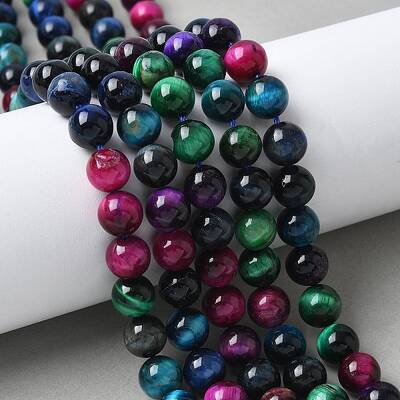 Natural Tiger Eye Beads Strands