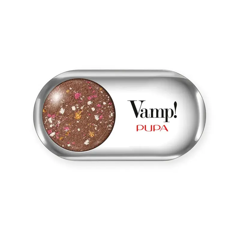 Pupa milano Highly Pigmented Eyeshadows Vamp! (Compact Eyeshadow) 1.5g - Shade: 403 Fancy Brown - Gems
