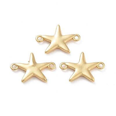 Rack Plating Brass Connector Charms