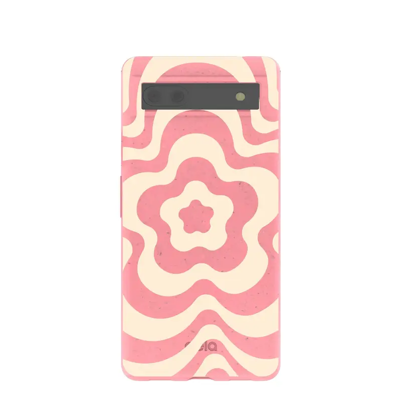 Bubblegum Pink Morning Flower Google Pixel 6a Case