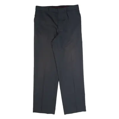 BALMAIN Suit Mens Trousers Grey Regular Straight Wool W32 L32