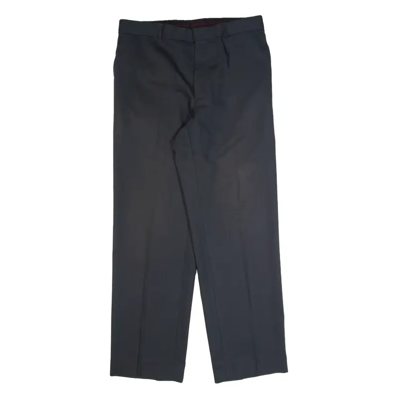 BALMAIN Suit Mens Trousers Grey Regular Straight Wool W32 L32