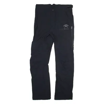 OUTDOOR EXPLORE Mens Trousers Black Regular Straight W28 L26