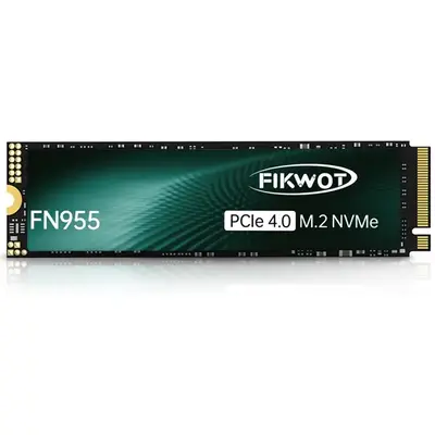 Fikwot FN955 SSD M.2 2280 PCIe Gen4 x4 NVMe 1.4 Internal Solid State Drive - Speeds up to 7300MB/s, Configure SLC Cache,Compa...