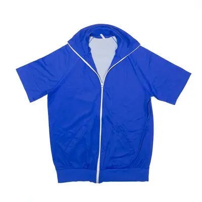 Rhin Rhone Short Sleeve Track Jacket Blue Mens L