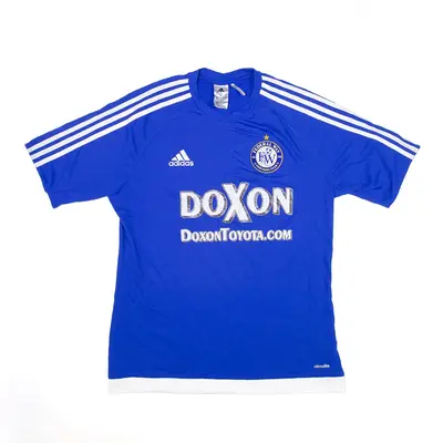 ADIDAS Federal Way Football Club Jersey Blue USA Short Sleeve Mens M