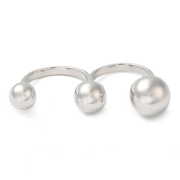Brass Double Finger Rings