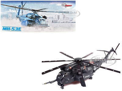 Sikorsky MH-53E Sea Dragon Helicopter United States Navy Vanguard Tail Number 551 Dark Gray 1/72 Diecast Model by Panzerkampf