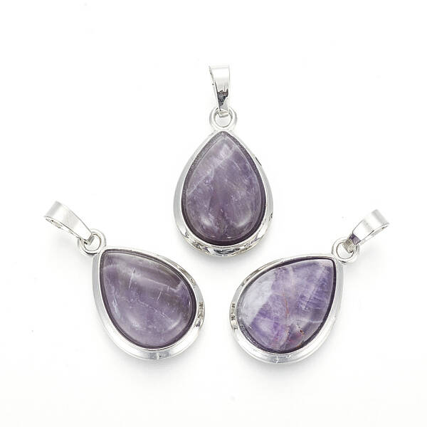 Natural Amethyst Pendants
