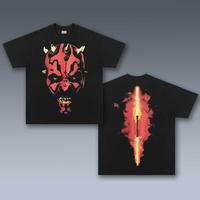 VINTAGE TEE | DARTH MAUL V2 - STAR WAR TEE Bootleg Tee, Classic Movie, Old Movie Lover T-shirt for Film Buffs, Retro Vintage ...