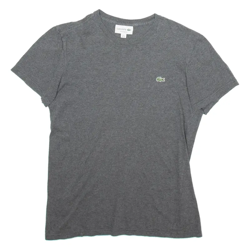 LACOSTE Mens T-Shirt Grey XS