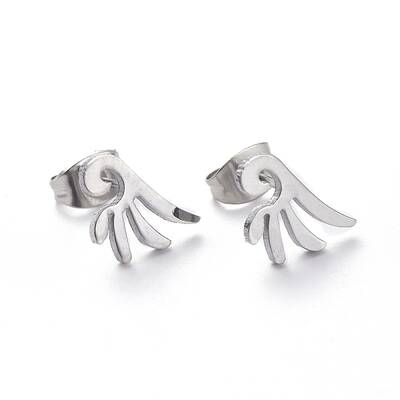Tarnish Resistant 304 Stainless Steel Stud Earrings