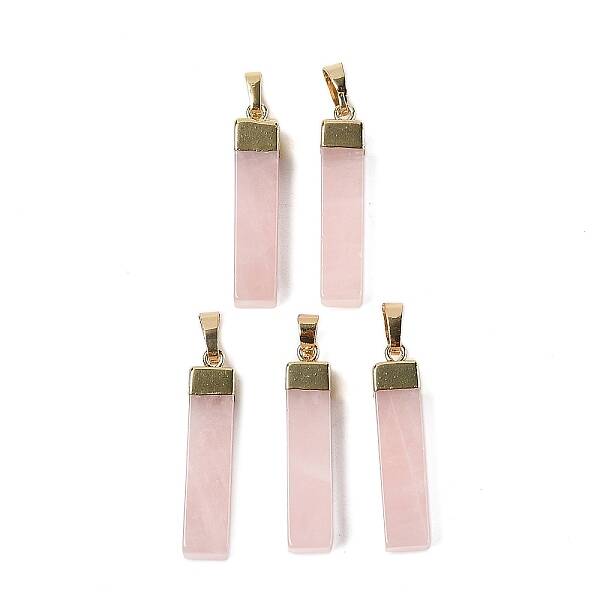 Natural Rose Quartz Pendants