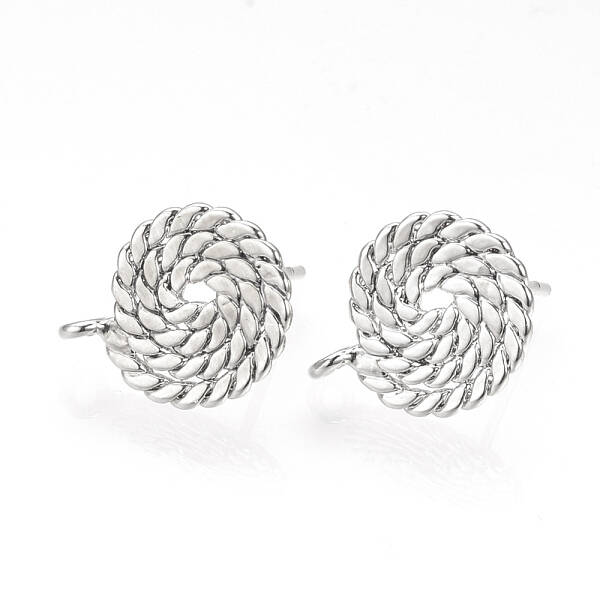 Brass Stud Earring Findings