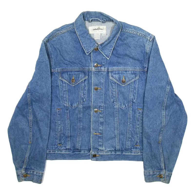 EDDIE BAUER Mens Denim Jacket Blue M