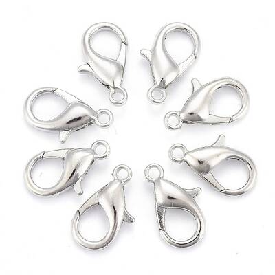 Zinc Alloy Lobster Claw Clasps
