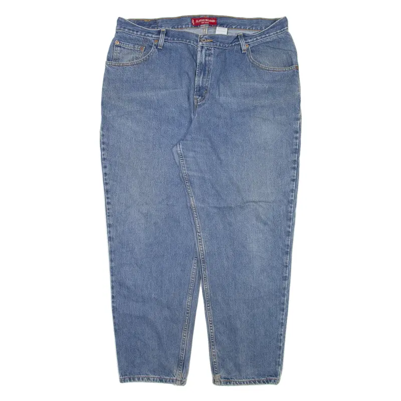 LEVI'S 550 Womens Jeans Blue Relaxed Tapered W38 L29