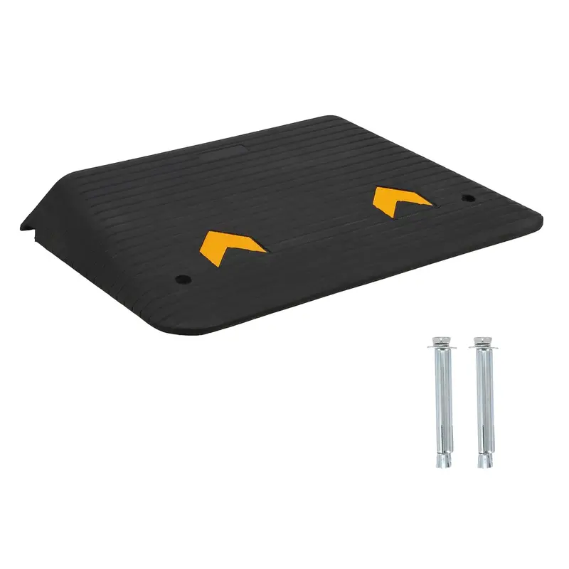 Garvee 4 Rise Wheelchair Ramp Heavy Duty 33,000LB Capacity Anti-Slip Rubber Weatherproof Lightweight Portable Doorways Steps...