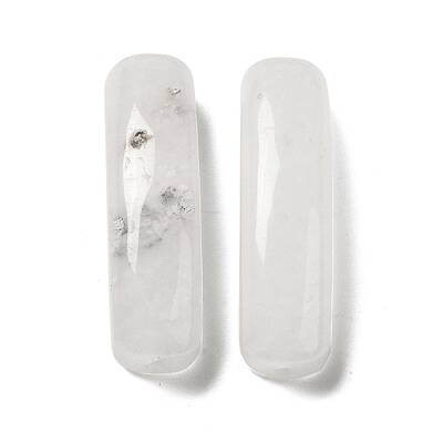 Natural Quartz Crystal Connector Charms