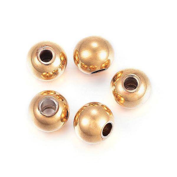 Ion Plating(IP) 304 Stainless Steel Spacer Beads