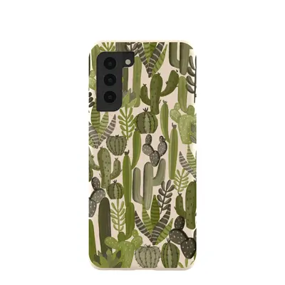 Seashell Succulent Cacti Samsung Galaxy S21 Case