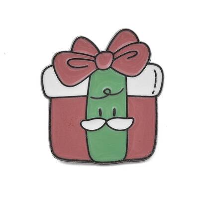 Christmas Theme Zinc Alloy Enamel Pin Brooch for Backpack Clothes