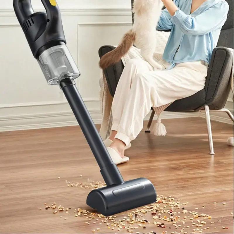 Portable Handheld Vacuum Cleaner, 1 Set Rechargeable Household Vacuum Cleaning Machine, Suitable for Bed & Floor & Car, Cordl...