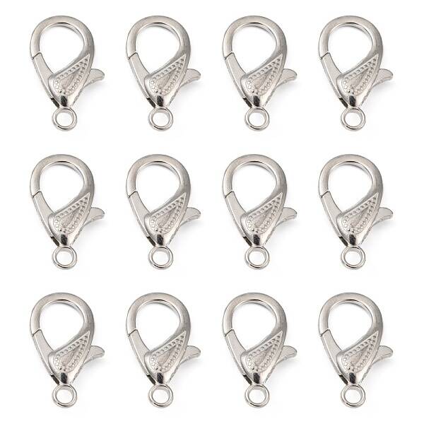 Zinc Alloy Lobster Claw Clasps