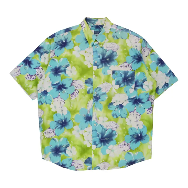 Best Company Hawaiian Shirt - XL Multicoloured Cotton