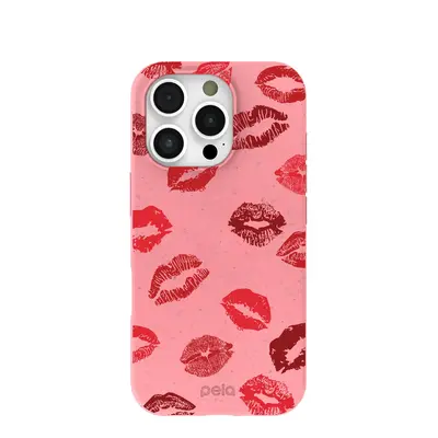 Bubblegum Pink XOXO iPhone 16 Pro Case