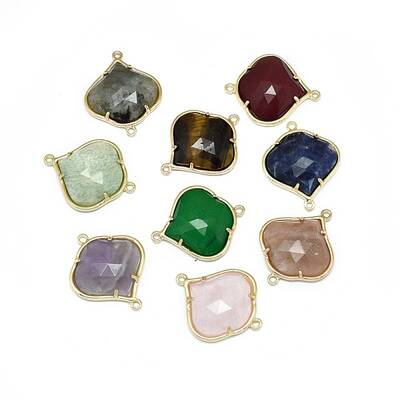 Natural Gemstone Links connectors