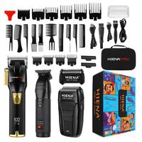 Cordless Hair Clipper Set, 1 Box Professional Electric Hair Clipper Set, Men's Beard Trimmer Shaver, USB Rechargeable Hair Cl...