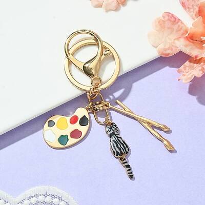 Alloy Enamel Keychain