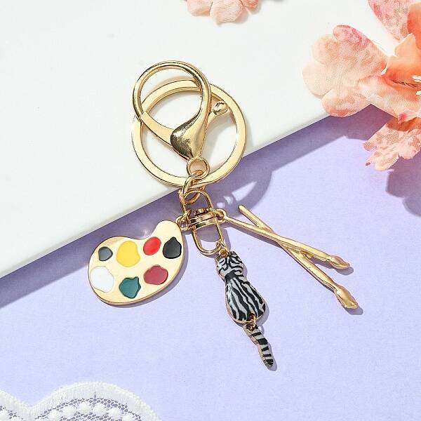 Alloy Enamel Keychain