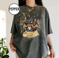 Retro Night Dragon Fan Shirt, Winged Creature Fantasy Tee, Magical Flight Park Drop 2025, Washed Adventure Graphic, Unisex Ex...