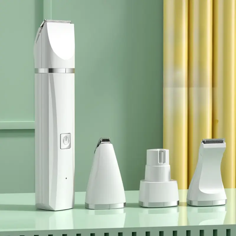 Pet Paw Trimmer, Pet Hair Trimmer Kit, Low-Noise, Rechargeable, Small Dog Clippers Grooming Kit, Cordless, Electric, Quiet Ha...