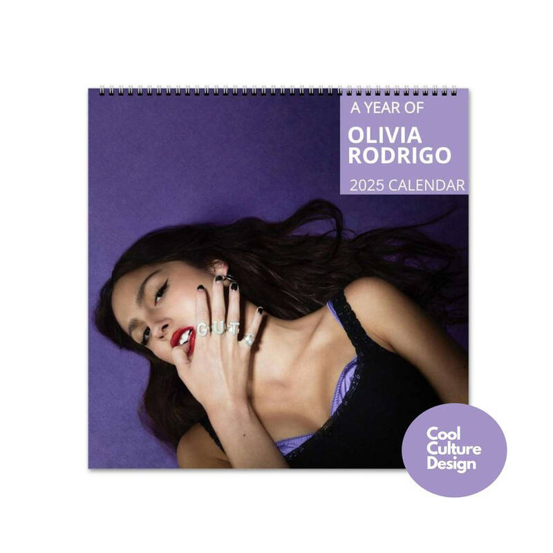 Olivia Rodrigo Calendar - 2025 Calendar, Wall Calendar 2025, Planner 2025