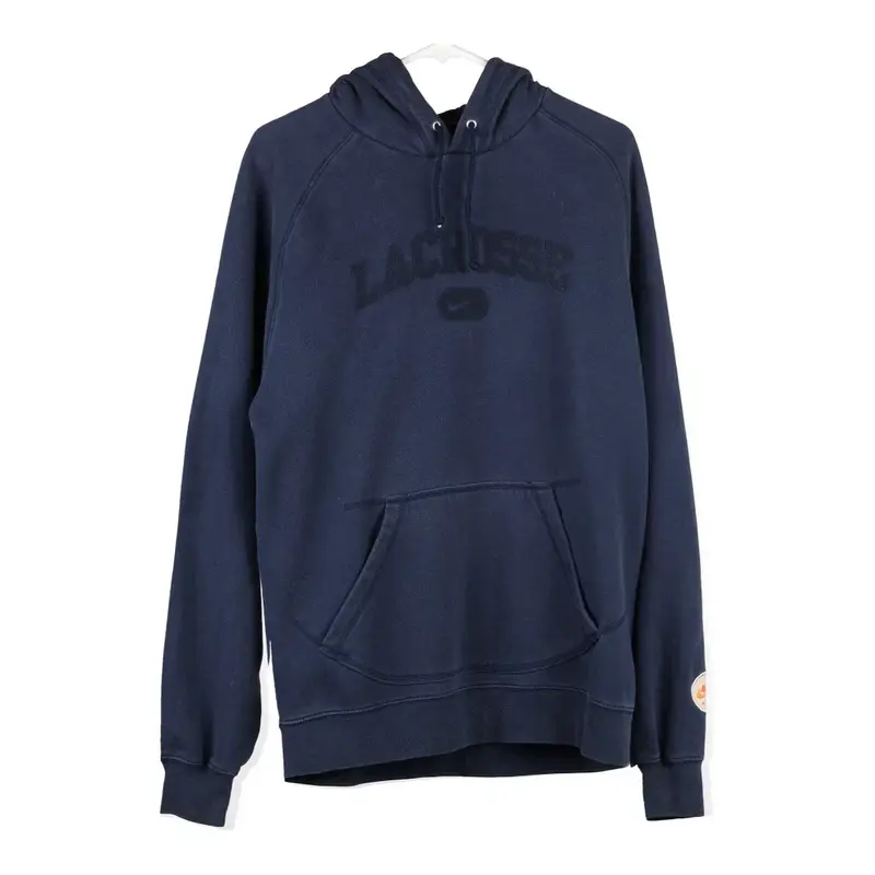 Lacrosse Nike Hoodie - Medium Navy Cotton Blend