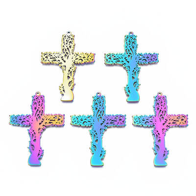 Ion Plating(IP) 201 Stainless Steel Pendants