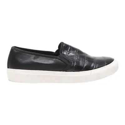 Pump Shoes Black Leather Womens UK 5