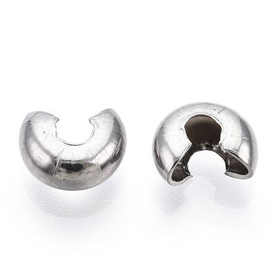 Non-Tarnish 304 Stainless Steel Crimp Beads Covers