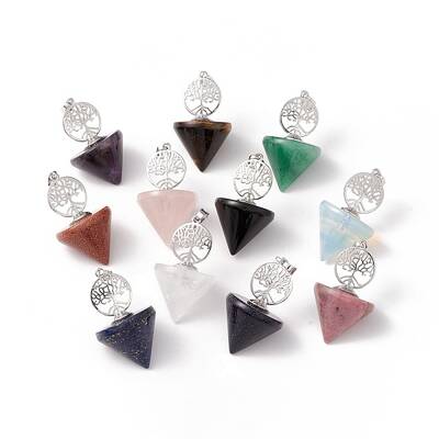 Natural & Synthetic Gemstone Pendants