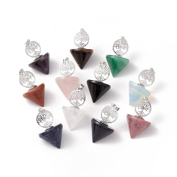 Natural & Synthetic Gemstone Pendants