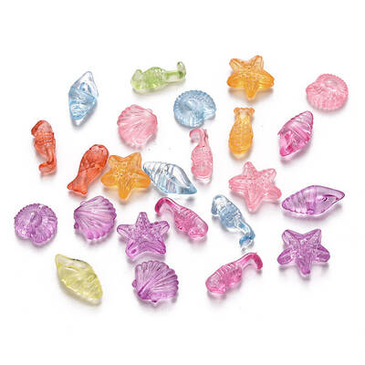 Transparent Acrylic Beads