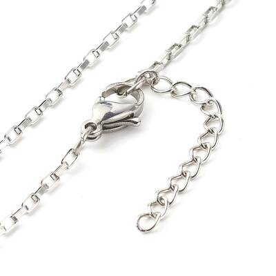 Non-Tarnish 304 Stainless Steel Venetian Chains Necklaces