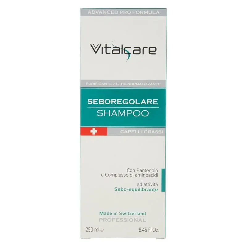 Vital Care Sebum-Regulating Shampoo for Oily Hair 250 Ml